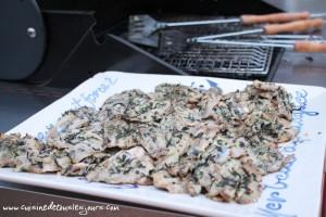 Sardines marinées au barbecue