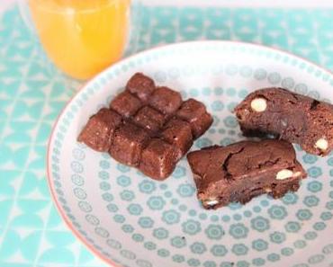 Brownies chocolat noisettes amandes oranges