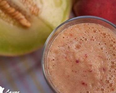 Smoothie pêche-melon