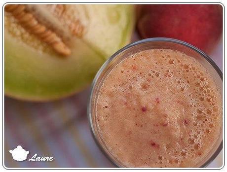 Smoothie pêche et melon