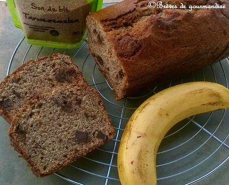 Banana bread au son de blé