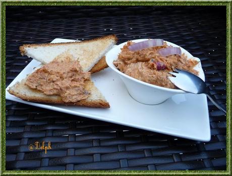 Rillettes de thon à la tomate