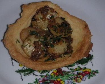 Coquilles St Jacques en coque de pâte