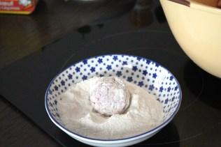 Boulettes de boeuf aux pois chiches et à la menthe