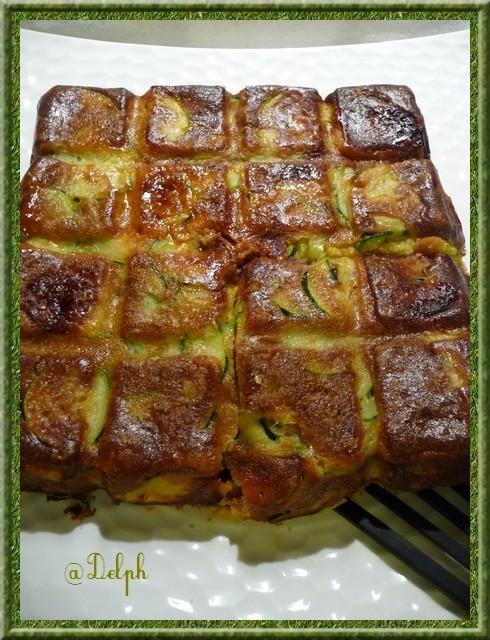 Gâteau invisible courgettes et chorizo