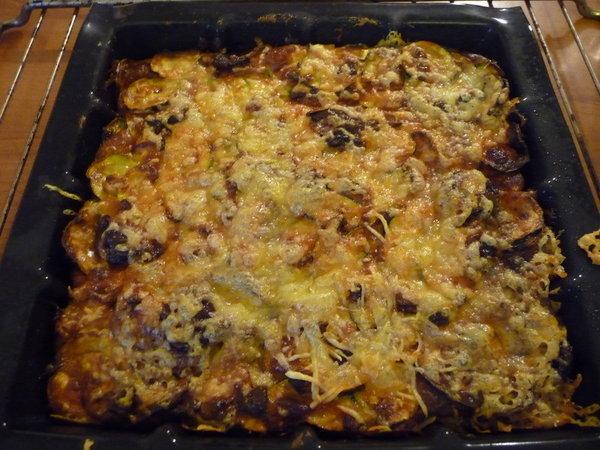 Gâteau invisible courgettes et chorizo Gâteau invisible courgettes et chorizo