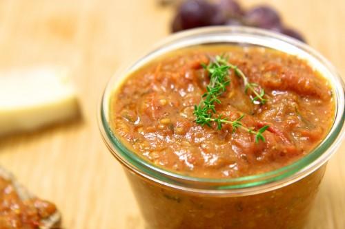 Chutney de tomate moutarde romarin