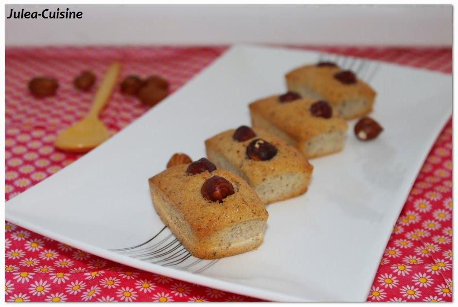 Financier aux noisettes {Pause café gourmande}