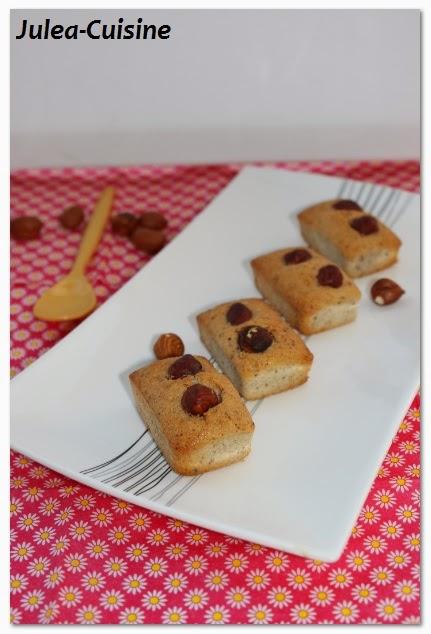 Financier aux noisettes {Pause café gourmande}