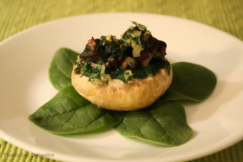 Champignons à la bourguignonne