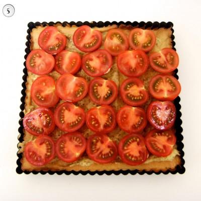 Tarte lentille tomate et brebis