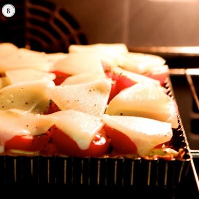 Tarte lentille tomate et brebis