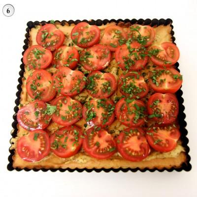 Tarte lentille tomate et brebis