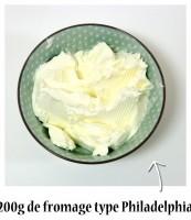 200g de fromage type Philadelphia