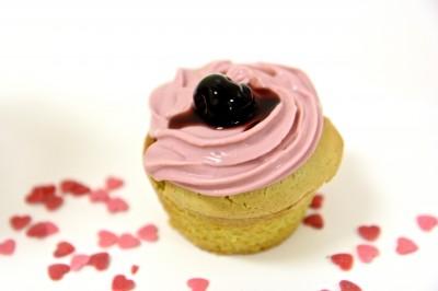 Muffin cupcake pistache cerise amarena