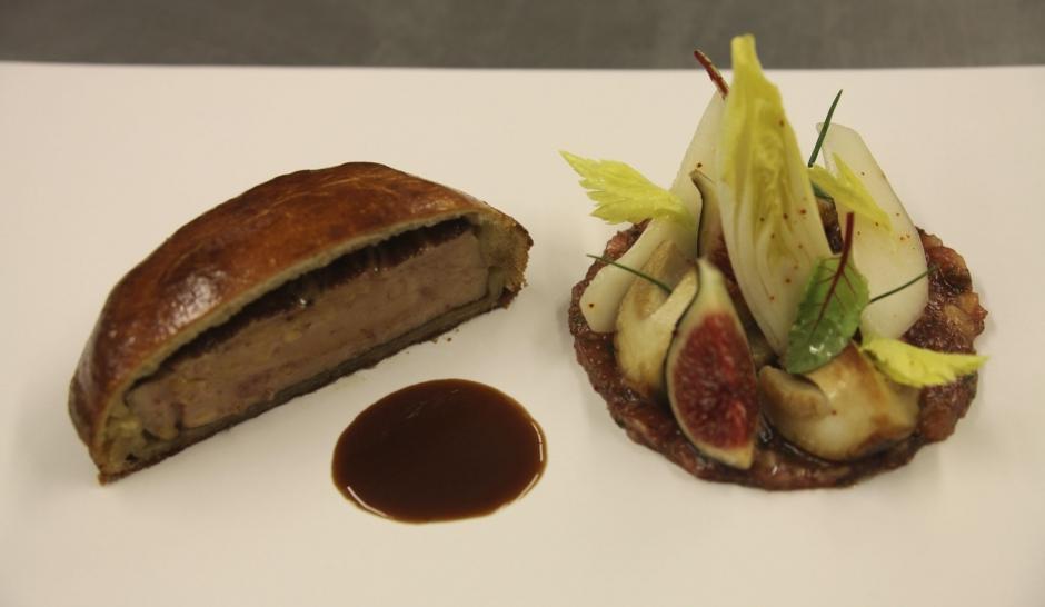 Foie gras brioché et légumes d’hiver