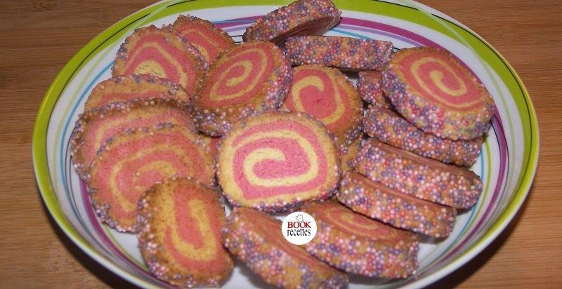 Biscuits spirale pour Noël