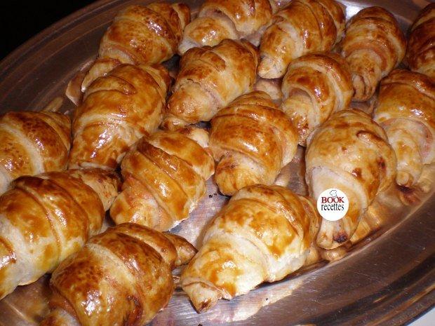 Croissants au saumon fumé