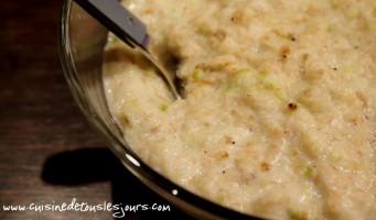 Porridge au pomme et à la vanille