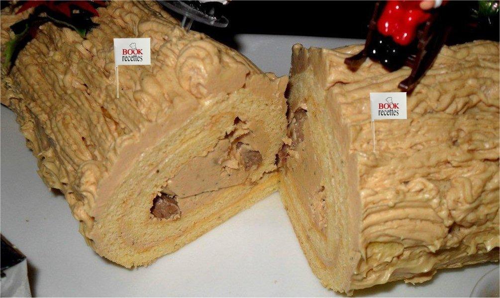 Bûche de Noël au foie gras