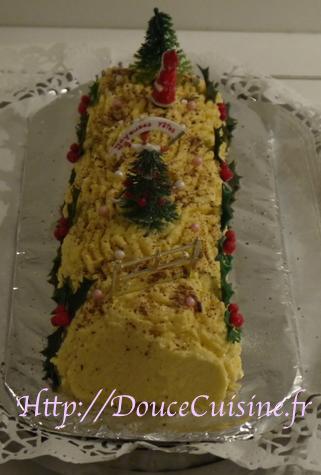 Buche de Noël à la vanille et au krisch