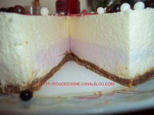 Bavarois vanille framboise Bavarois vanille framboise