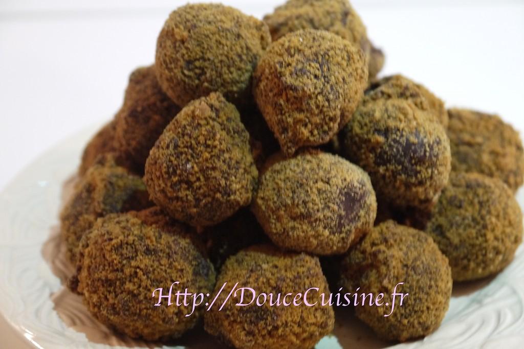 Truffes aux spéculos Truffes aux spéculos