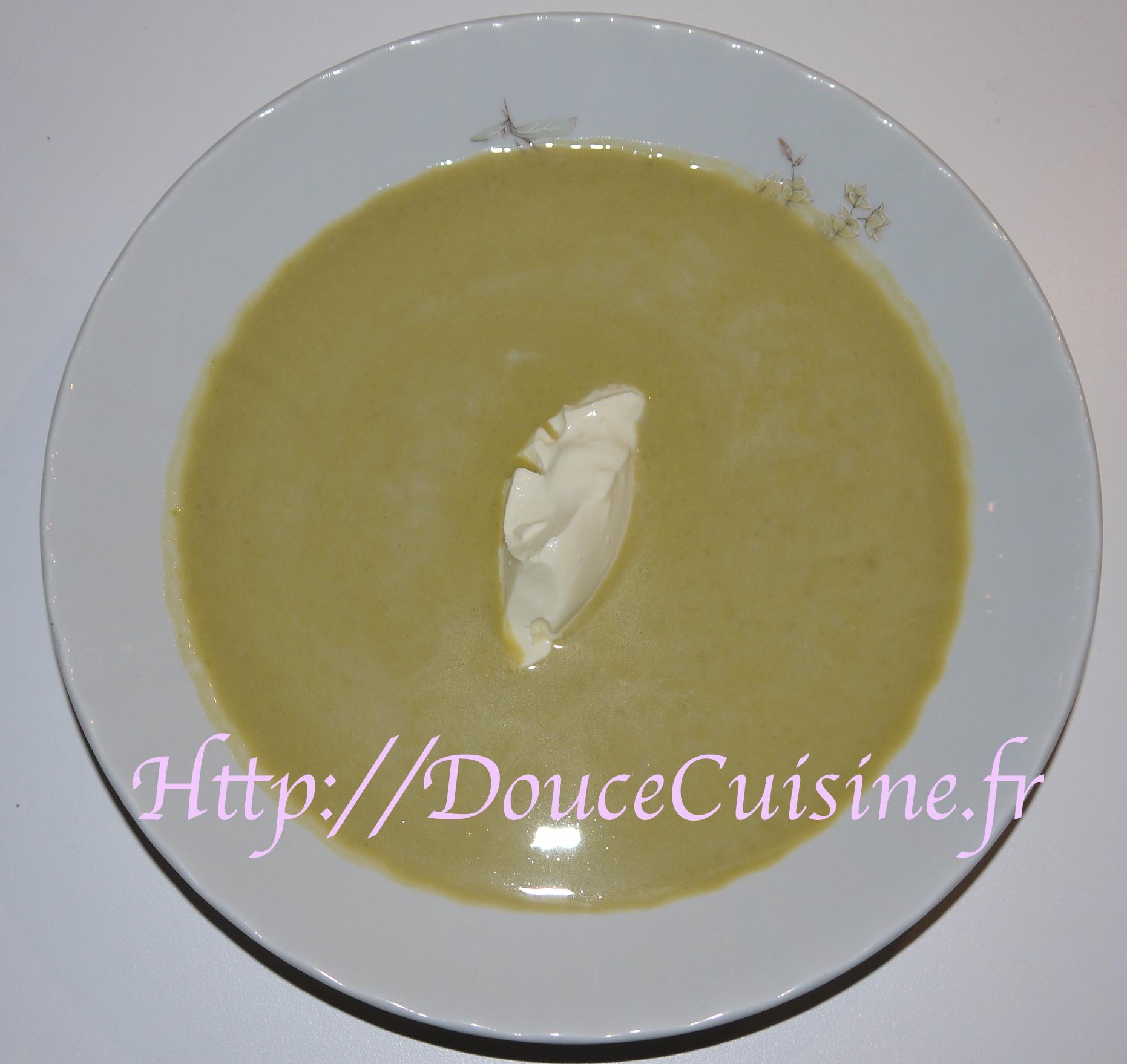 Velouté de petits pois