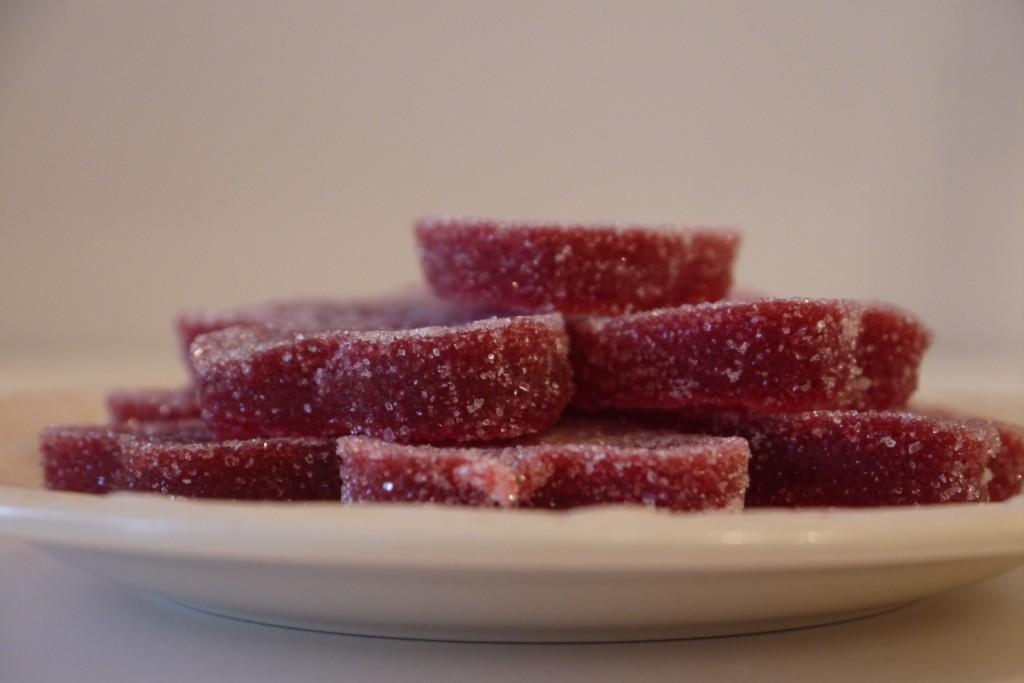 Pâtes de fruits à la fraise
