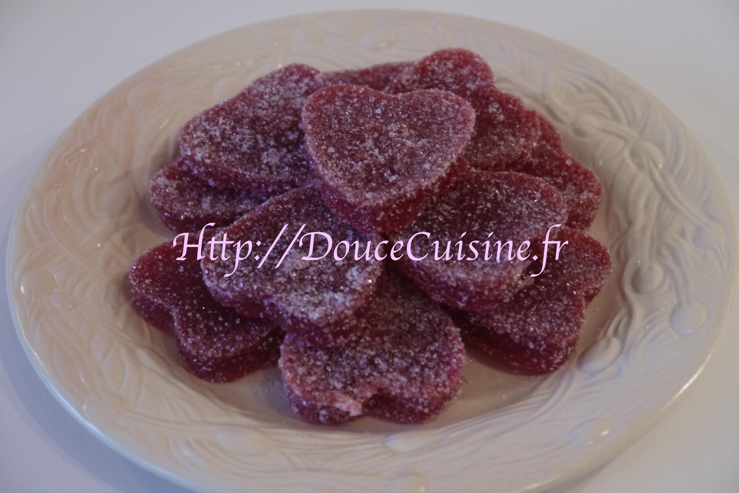 Pâtes de fruits à la fraise