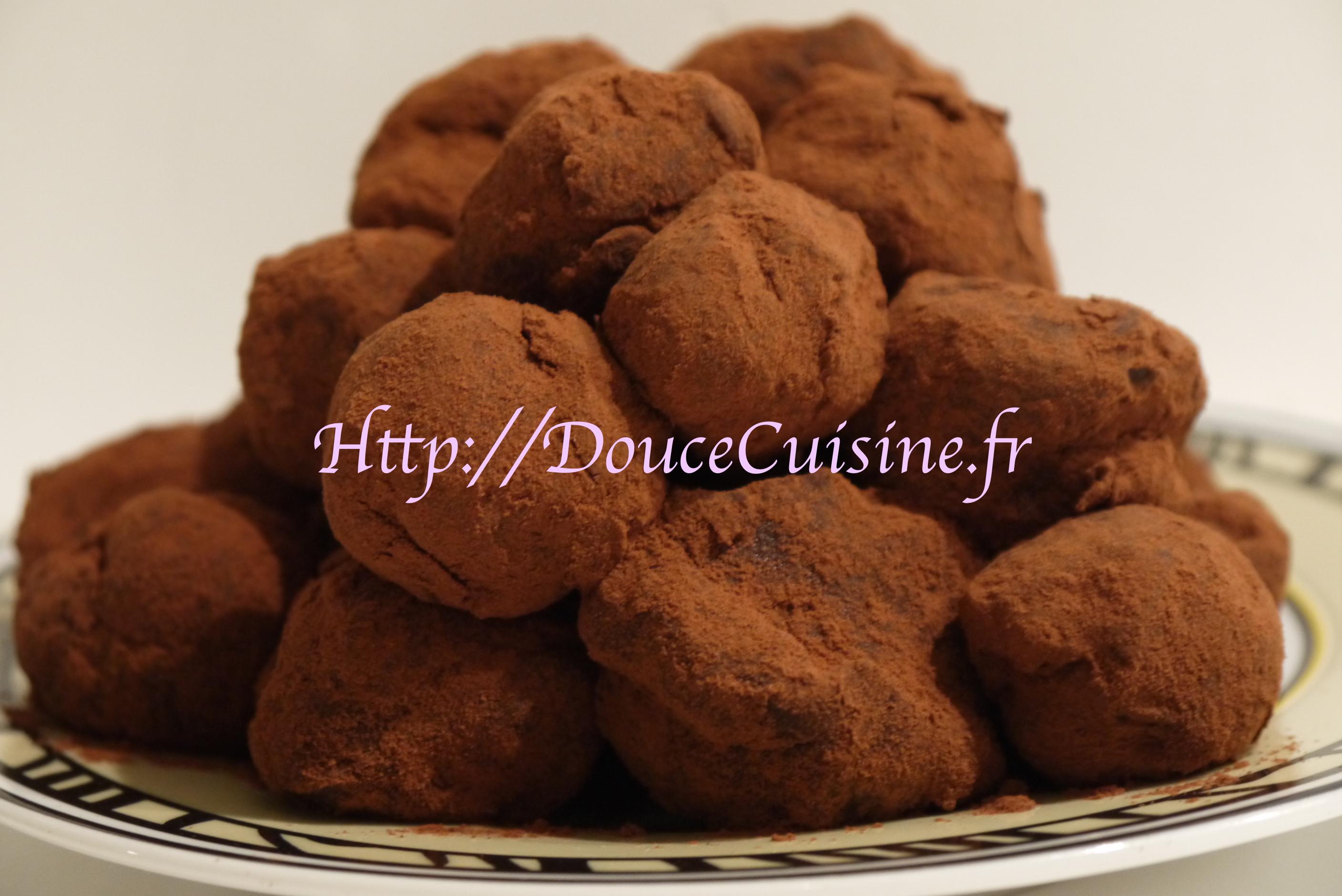 Truffes chocolat lactée caramel Truffes chocolat lactée caramel