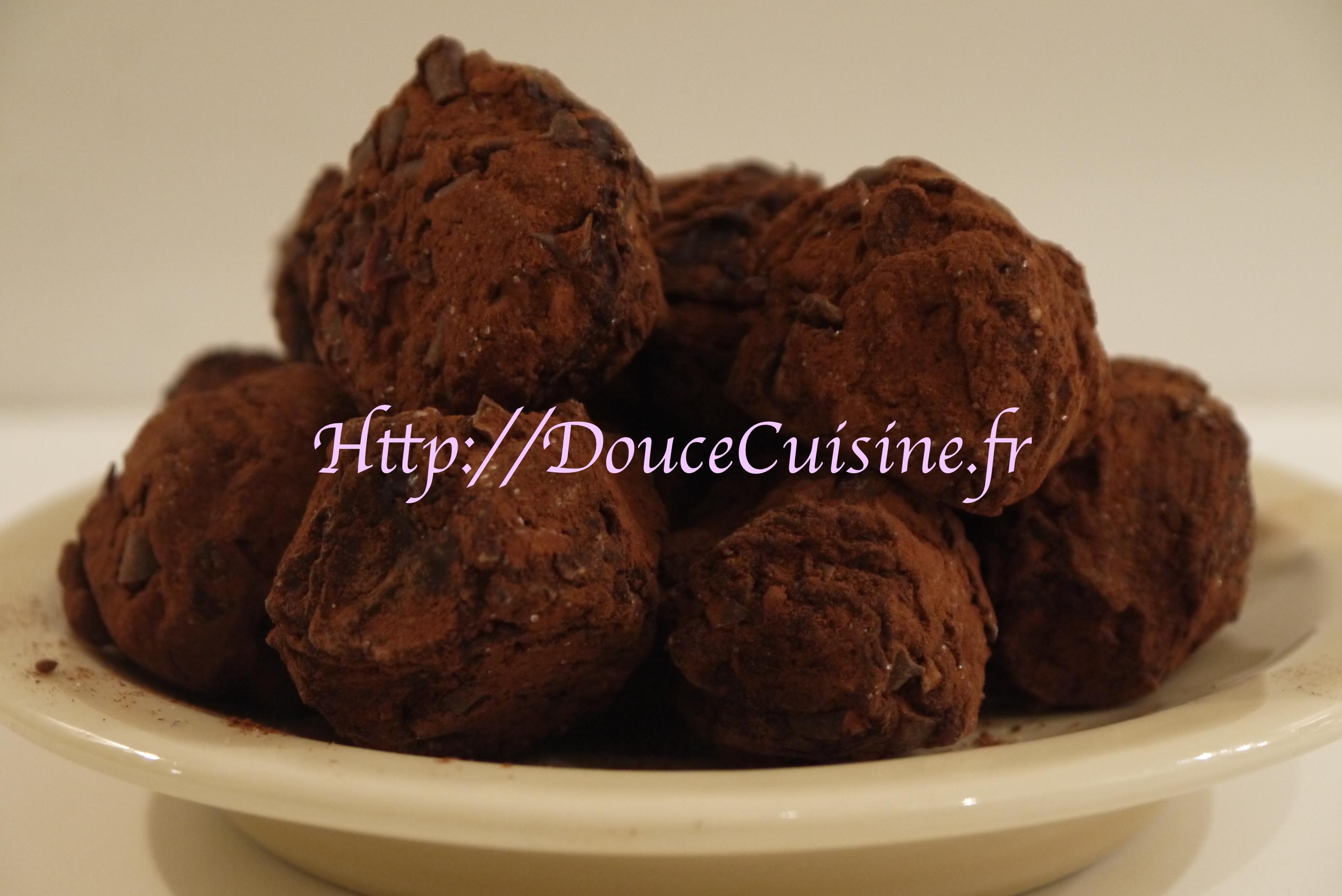 Truffes à la fraise