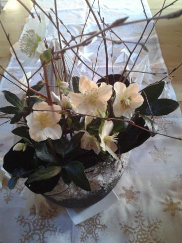 Déco de Noël en blanc et papier déco noël 2014