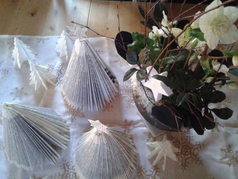 Déco de Noël en blanc et papier deco noël 2014 5