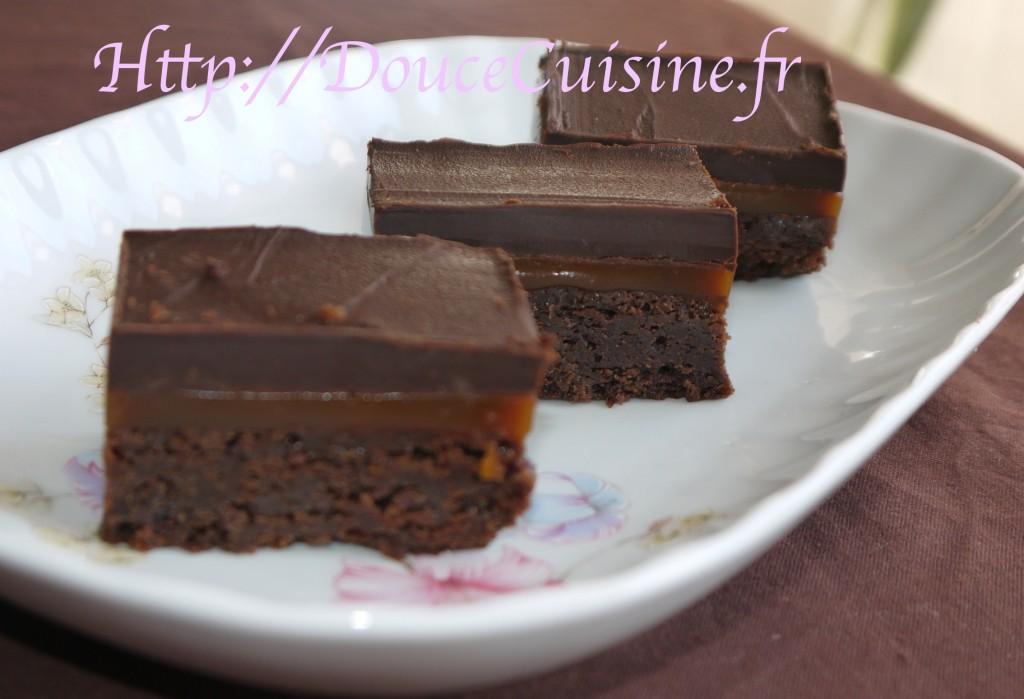 Carrés de chocolat au caramel Carrés de chocolat au caramel