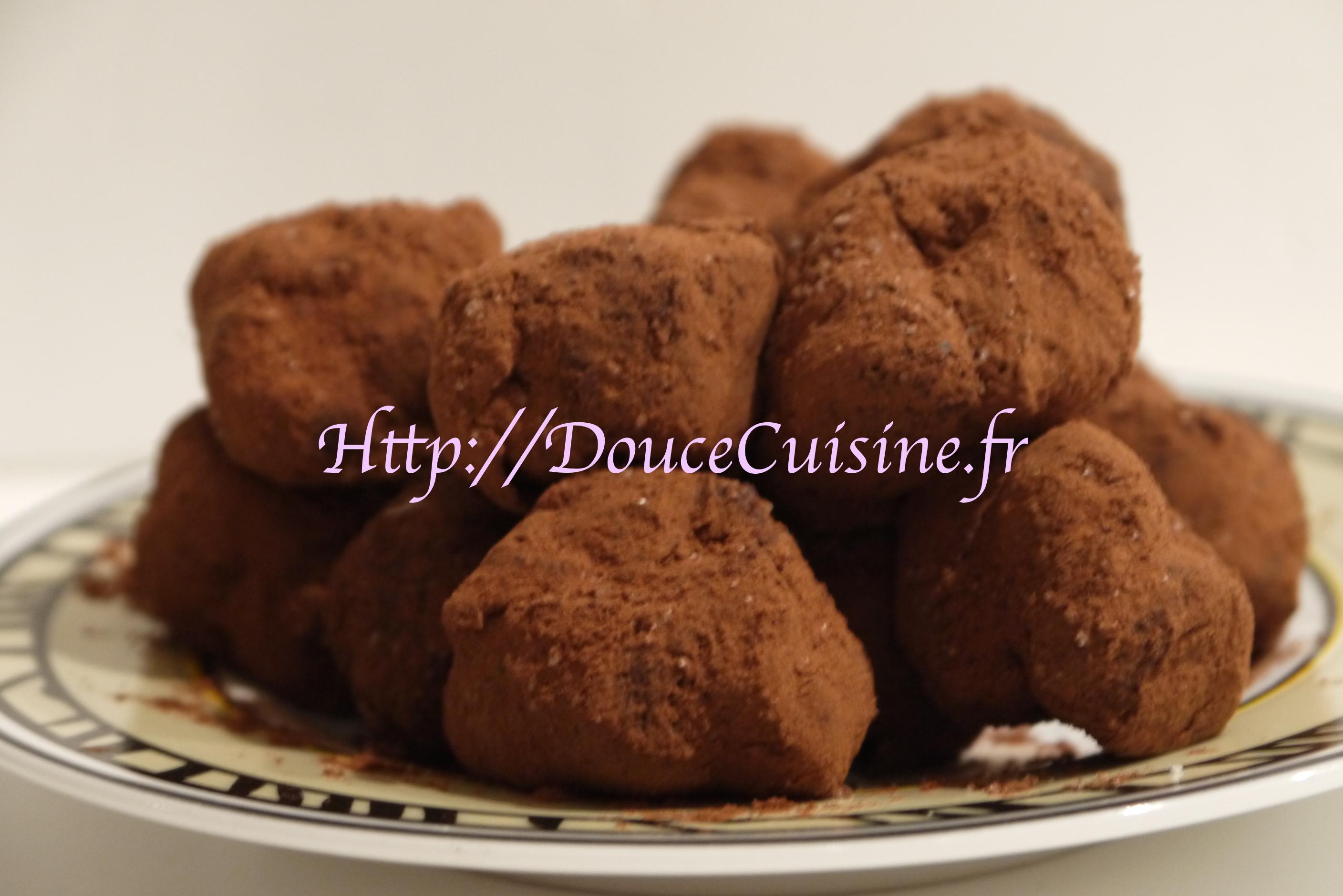 Truffes aux fruits rouges