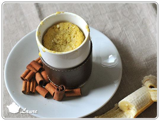 Mug cake à la banane