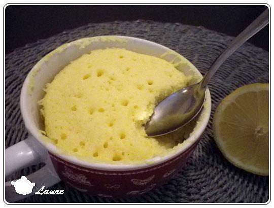 Mug cake au citron