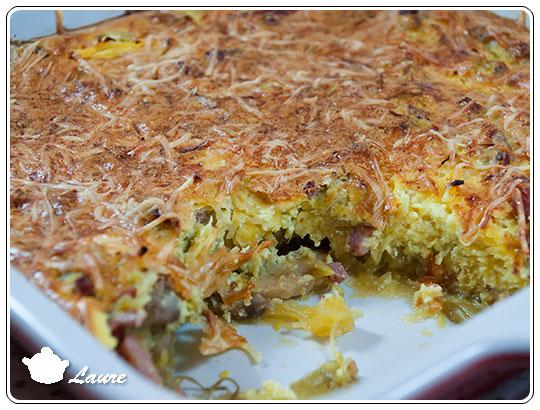 Gratin de courge spaghetti