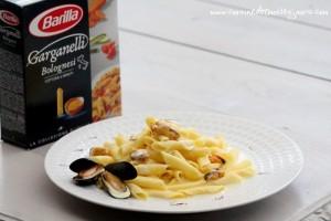 Garganelli aux moules et safran