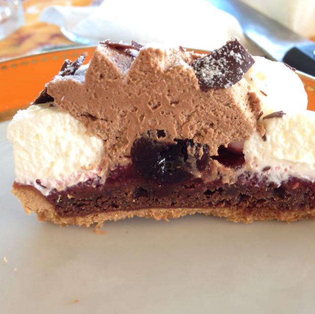 Sweet kwisine, foret noire, tarte, chocolat, cerises, griottes, Chantilly