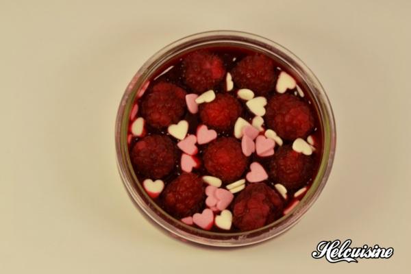 Panacotta à la framboise