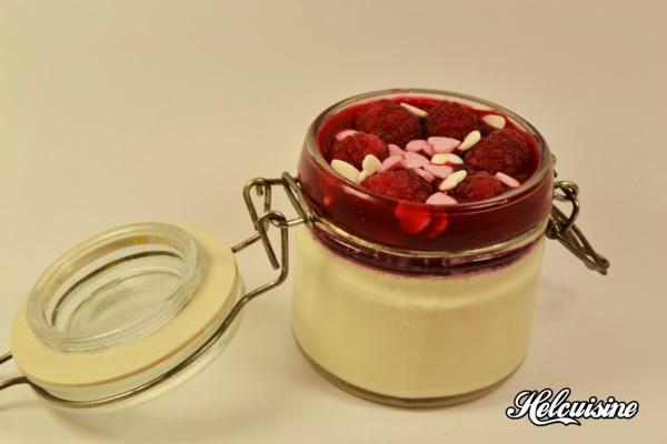 Panacotta à la framboise