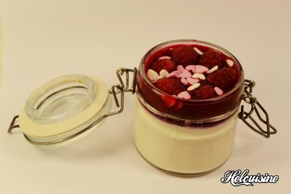 Panacotta à la framboise