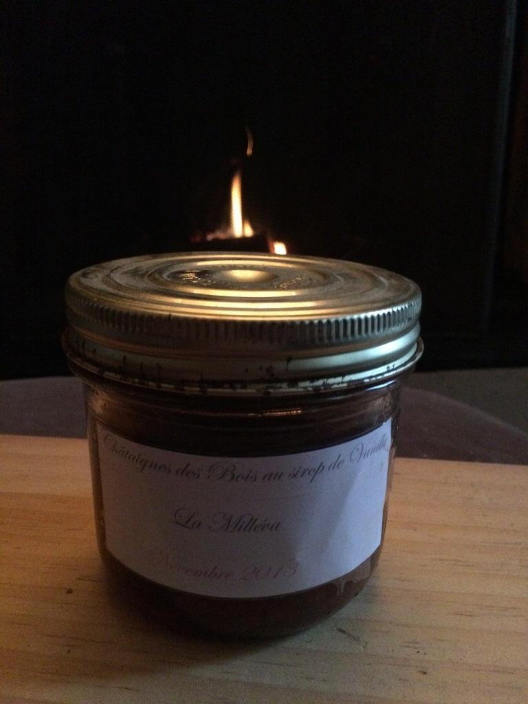 Châtaignes  au sirop de vanille ou une histoire de Grand-Mère