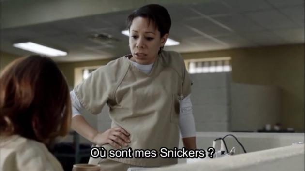 snickers oitnb