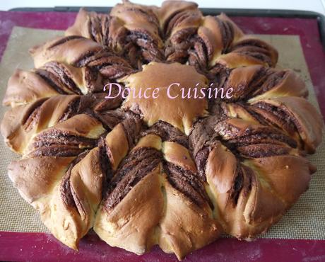 Brioche étoilée au Nutella