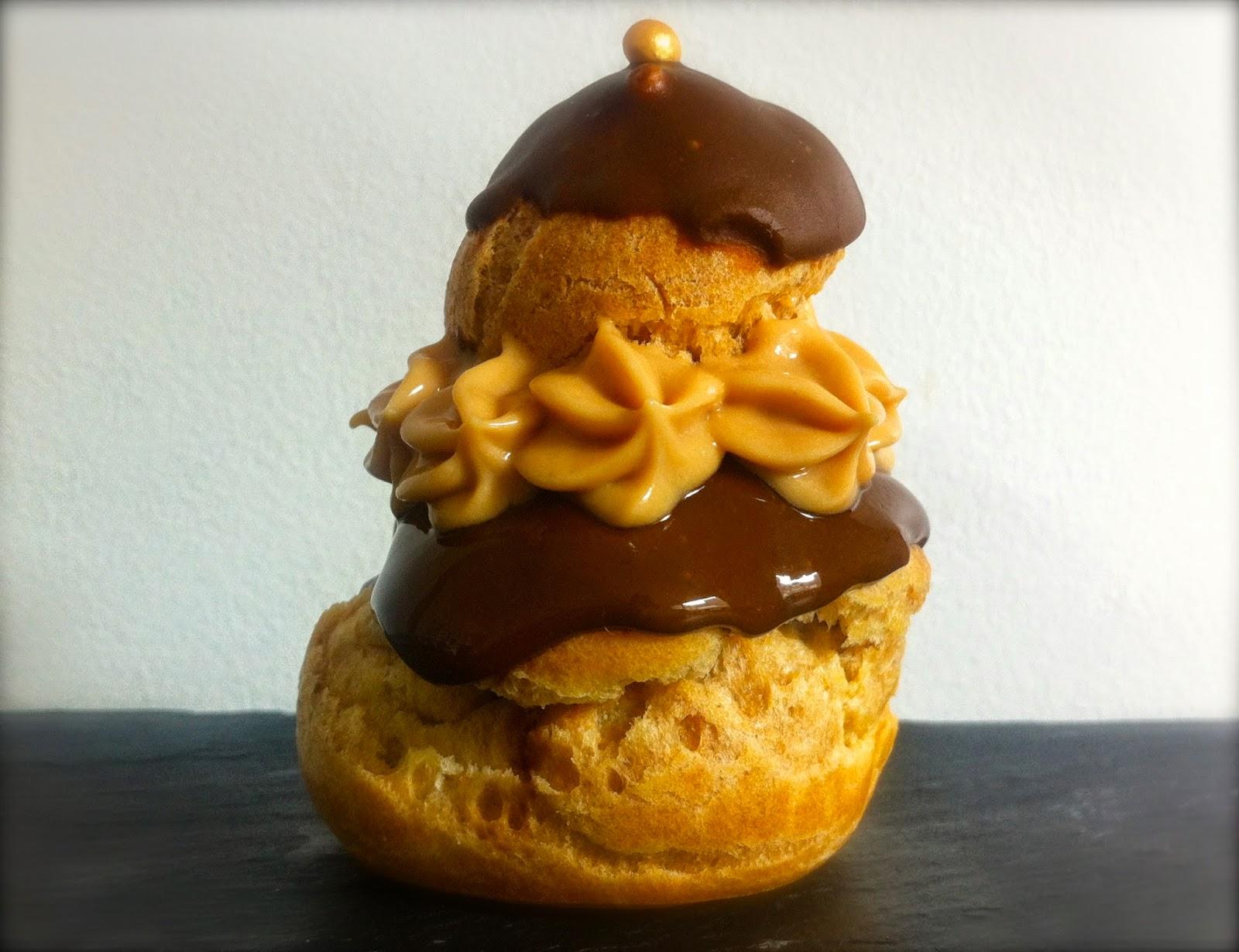 sucre, religieuse, pâtisserie, choux, caramel, crème pâtissière,chocolat, fondant, chantilly 