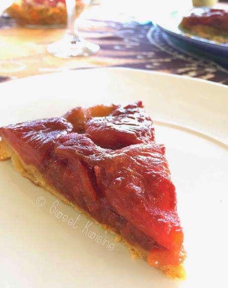 La tarte tatin de tomates au caramel balsamique La tarte tatin de tomates au caramel balsamique
