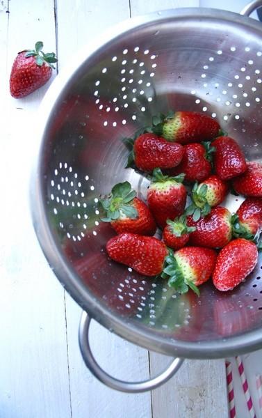 Sorbet aux fraises sans sorbetière